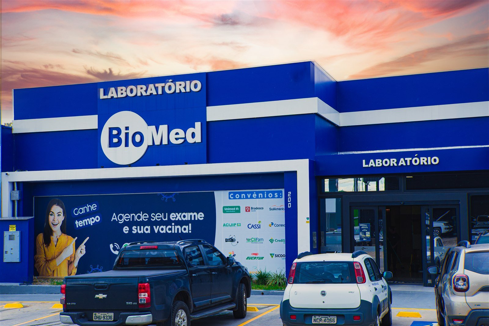 Fachada da unidade BioMed em Ji-Paraná